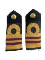 WW2 British RN Navy Surgeon Lieutenant Commander (D) Shoulder Boards Insignia Pair WW2 British RN Navy Surgeon Lieutenant Commander (D) Shoulder Boards Insignia Pair