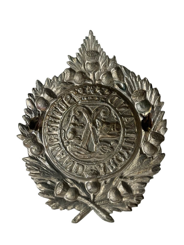 WW2 British Argyll and Sutherland Highlanders Cap Badge WW2 British Argyll and Sutherland Highlanders Cap Badge