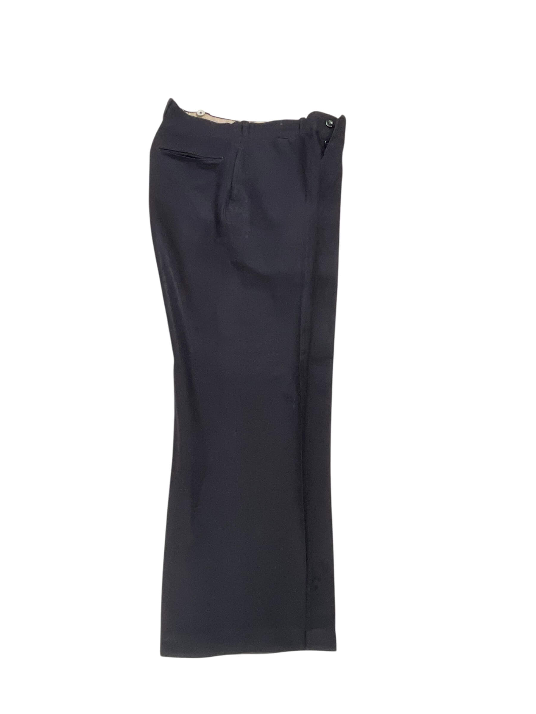 US Canadian USN RCN Officers Dark Blue Trousers 30W X 28L US Canadian USN RCN Officers Dark Blue Trousers 30W X 28L