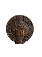 WW1 Canadian CEF 151st Battalion Central Alberta Cap Badge