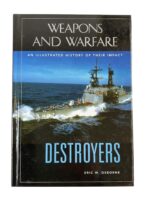 WW1 WW2 US British German Weapons and Warfare Destroyers Used Hardcover Reference Book