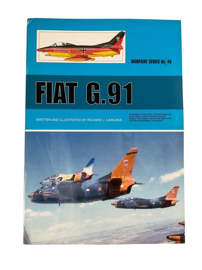 Italian Air Force Fiat G.91 Warpaint Series No 48 Used Softcover Reference Book Italian Air Force Fiat G.91 Warpaint Series No 48 Used Softcover Reference Book