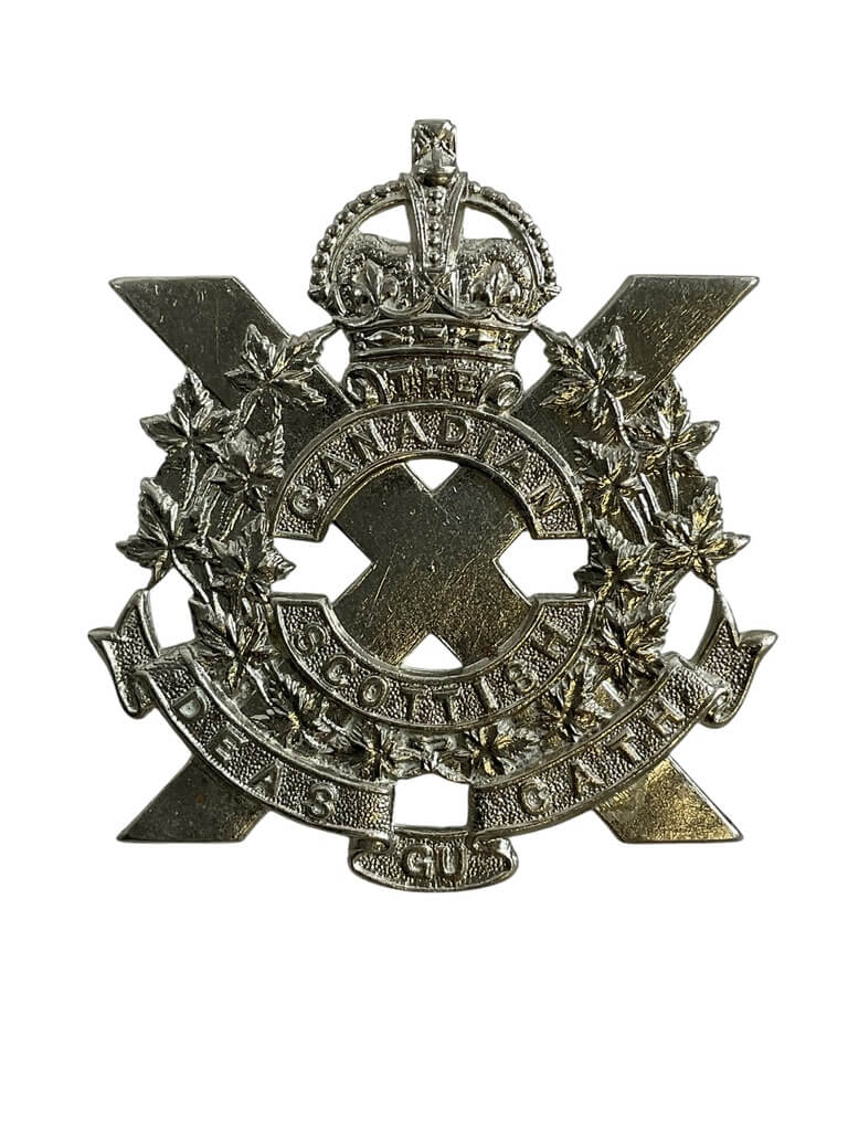 WW2 Canadian Scottish Regiment Cap Badge WW2 Canadian Scottish Regiment Cap Badge