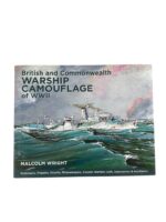 WW2 British and Commonwealth Warship Camouflage New Hardcover Reference Book