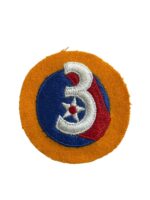 WW2 US USAAF 3rd Air Force SSI Shoulder Sleeve Insignia Patch Single WW2 US USAAF 3rd Air Force SSI Shoulder Sleeve Insignia Patch Single
