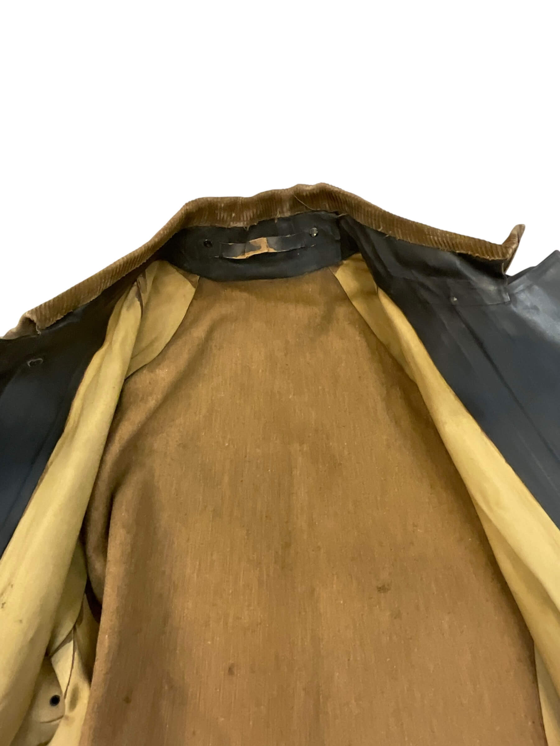 WW2 Canadian Navy Black Slicker Rain Jacket WW2 Canadian Navy Black Slicker Rain Jacket