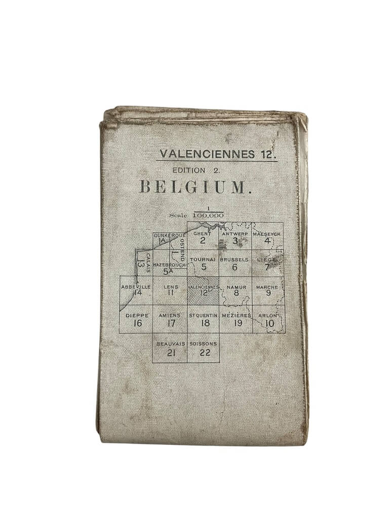 WW1 British Trench Map Belgium Edition 2 Valenciennes 12 WW1 British Trench Map Belgium Edition 2 Valenciennes 12