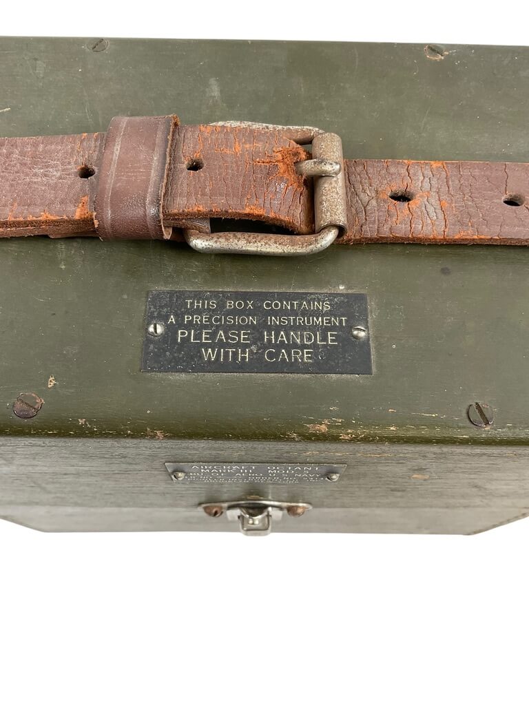 WW2 US USN Navy Aircraft Octant In Box WW2 US USN Navy Aircraft Octant In Box