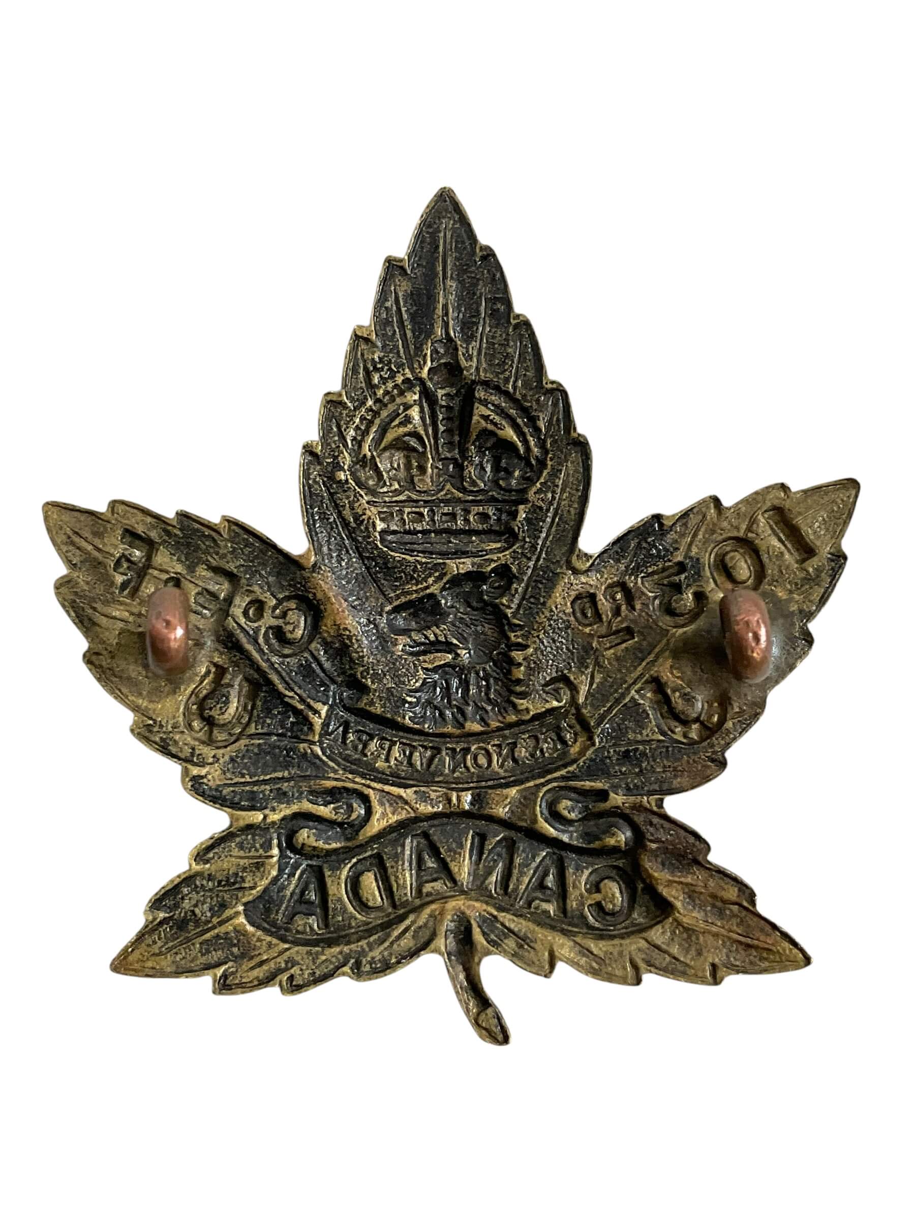 WW1 Canadian CEF 103rd Battalion Victoria Cap Badge WW1 Canadian CEF 103rd Battalion Victoria Cap Badge