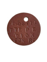 WW2 Canadian Army Ordnance Depot Dog Tag Named