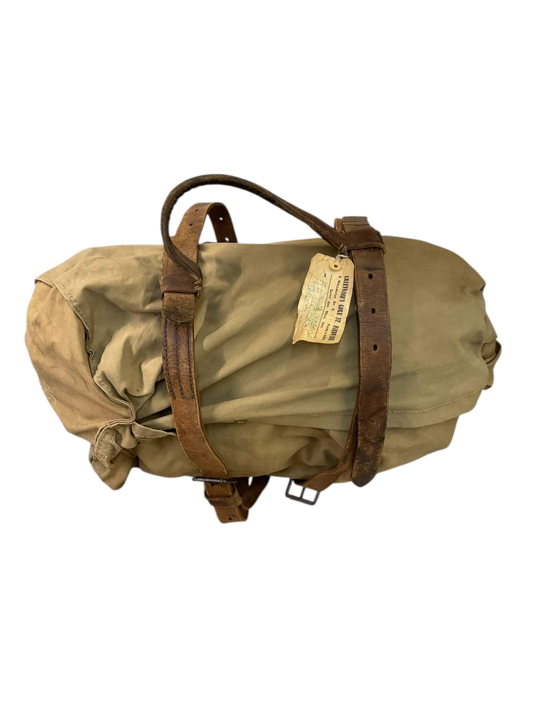 WW2 Canadian Officers Sleeping Bag Named Commanding Officer RCA WW2 Canadian Officers Sleeping Bag Named Commanding Officer RCA