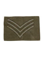 WW2 Canadian British Sergeants Slip On Printed Rank Brassard Armlet