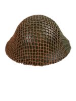 WW2 Canadian Mk2 Steel Helmet with Two Tone Camouflage New GSW 1941 Dated Size 6 3/4