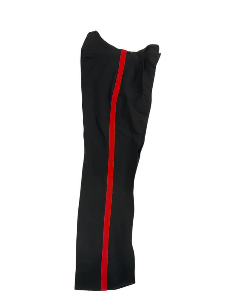 British Army Dress Blue Trousers Dated 1955 Size 25 Waist 33 Inches Inseam 31 Inches British Army Dress Blue Trousers Dated 1955 Size 25 Waist 33 Inches Inseam 31 Inches