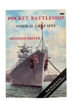 WW2 German Kriegsmarine Pocket Battleship "Admiral Graf Spee" Used Softcover Reference Book