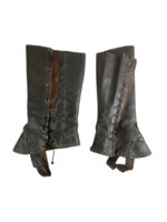 British Black Leather Gators British Black Leather Gators