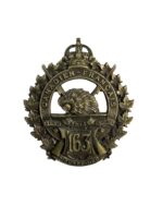 WW1 Canadian CEF 163rd Battalion Canadien Francais Cap Badge