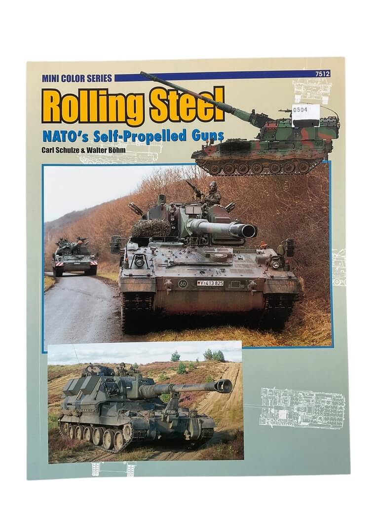Rolling Steel NATO's Self-Propelled Guns Mini Color Series Issue 7512 Used Softcover Reference Book Rolling Steel NATO's Self-Propelled Guns Mini Color Series Issue 7512 Used Softcover Reference Book