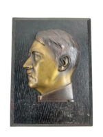 WW2 German Adolf Hitler Wood Plaque 8 X 6