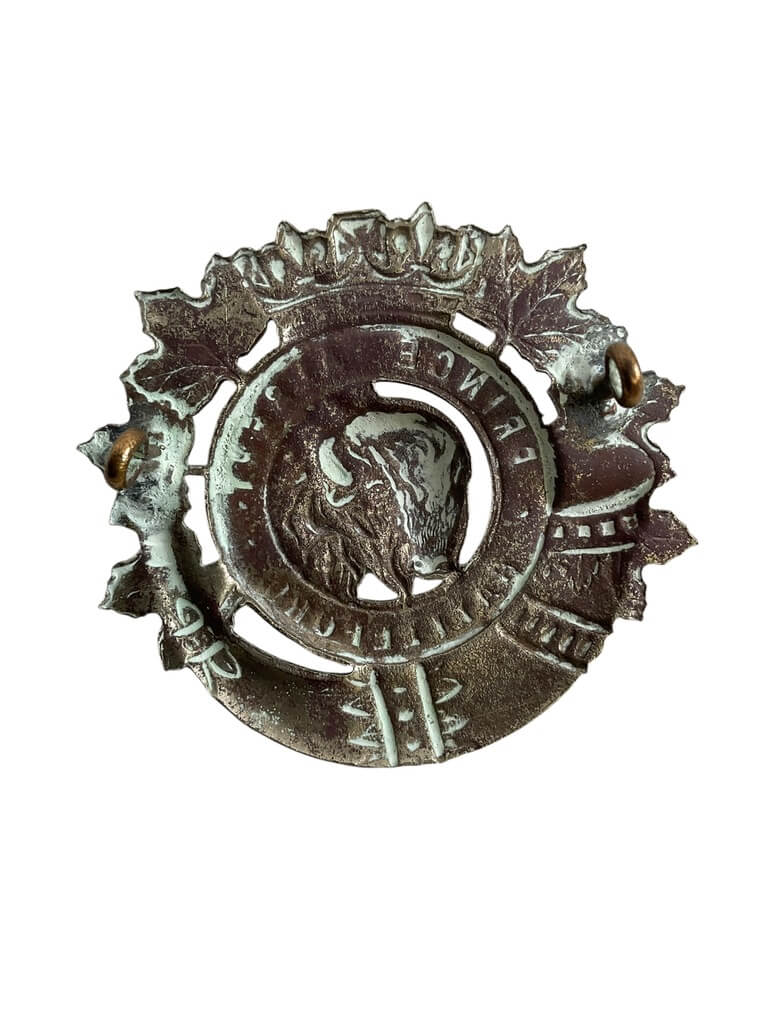 WW2 Canadian Prince Albert and Battleford Volunteers Cap Badge WW2 Canadian Prince Albert and Battleford Volunteers Cap Badge