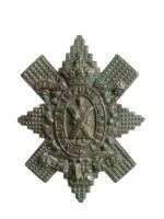 WW2 British Royal Highlanders Black Watch Cap Badge