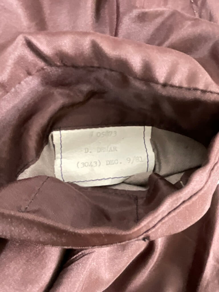 Royal Canadian Mounted Police RCMP Brown Tunic Jacket 42 Chest Dated 1981 Royal Canadian Mounted Police RCMP Brown Tunic Jacket 42 Chest Dated 1981