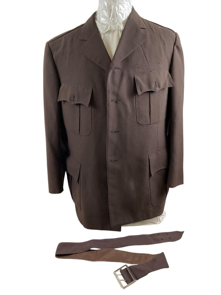 Royal Canadian Mounted Police RCMP Brown Tunic Jacket 42 Chest Dated 1981 Royal Canadian Mounted Police RCMP Brown Tunic Jacket 42 Chest Dated 1981