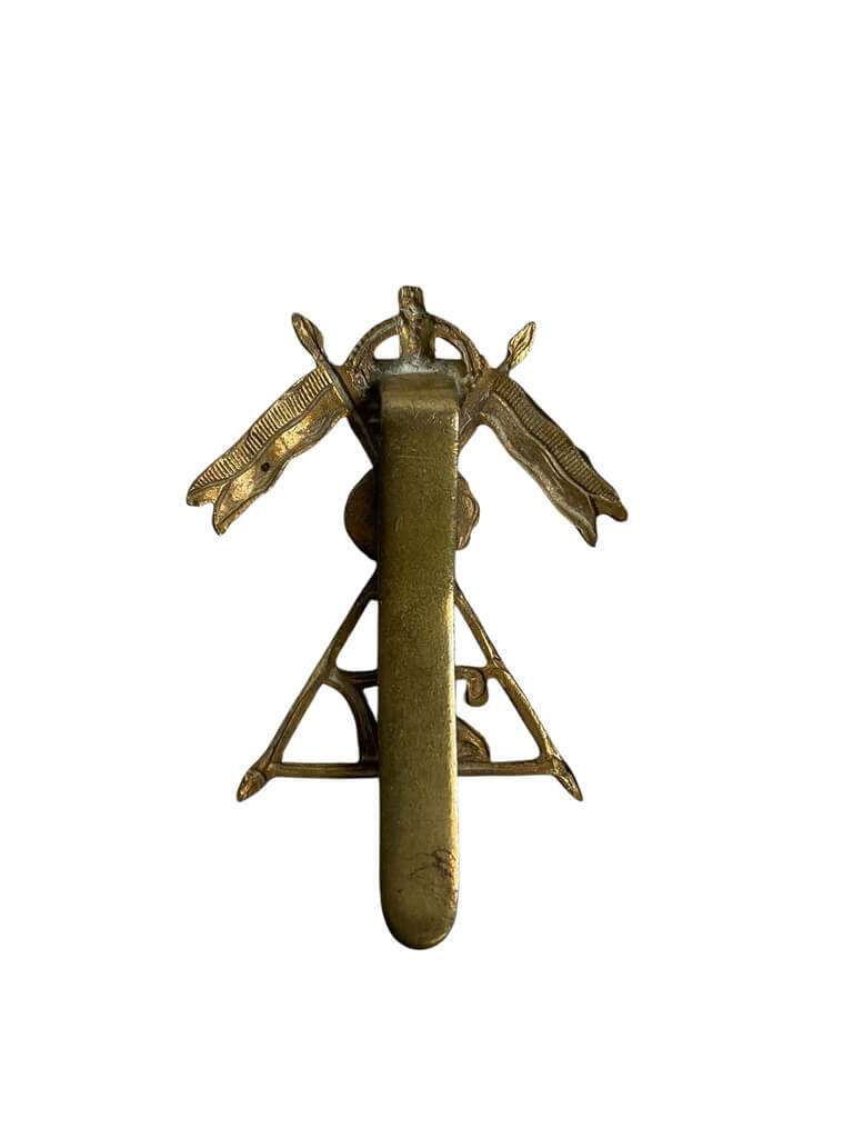 WW2 British 27th Lancers Cap Badge WW2 British 27th Lancers Cap Badge