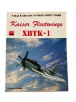 WW2 US USN Navy Kaisers Fleetwings XBTK-1 Naval Fighters No 48 Used Softcover Reference Book