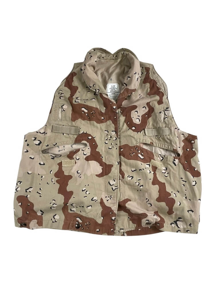 US Army 6 Colour Chocolate Chip PASGT Vest Cover Size Small US Army 6 Colour Chocolate Chip PASGT Vest Cover Size Small