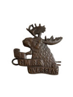 WW1 Canadian CEF 4th CMRR Mounted Rifles Cap Badge