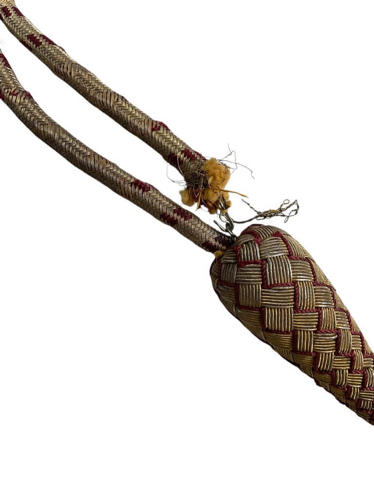 British Officers Sword Knot Gold and Maroon British Officers Sword Knot Gold and Maroon