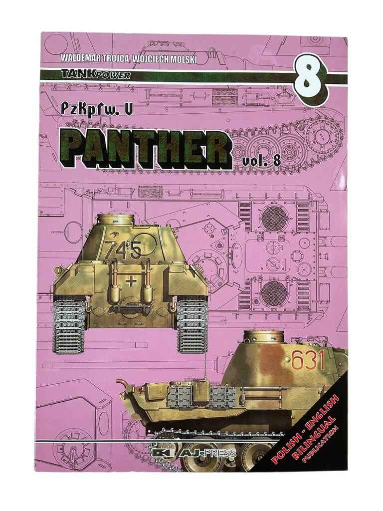 WW2 German PzKpfw 5 Panther Vol 8 Tank Power No 8 POLISH/ENGLISH TEXT New Softcover Reference Book WW2 German PzKpfw 5 Panther Vol 8 Tank Power No 8 POLISH/ENGLISH TEXT New Softcover Reference Book