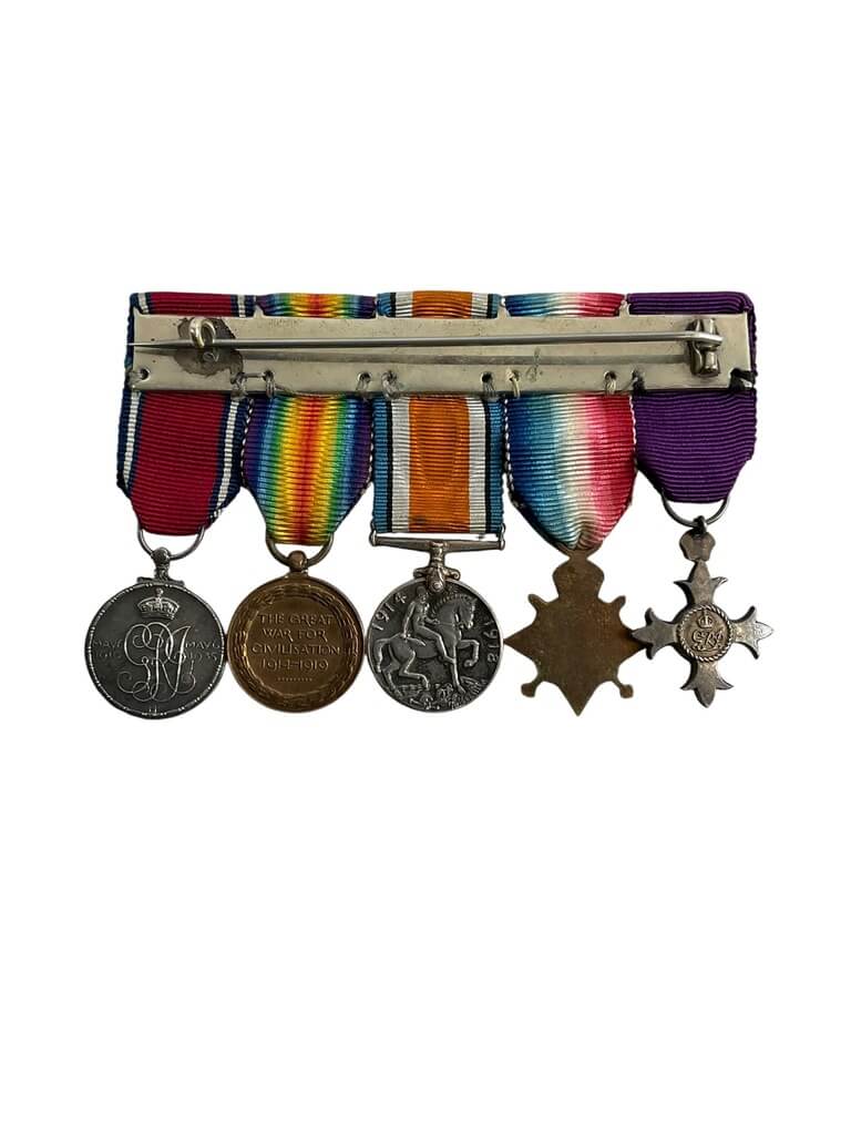 WW1 British Miniature Medal Group X 5 With MBE WW1 British Miniature Medal Group X 5 With MBE