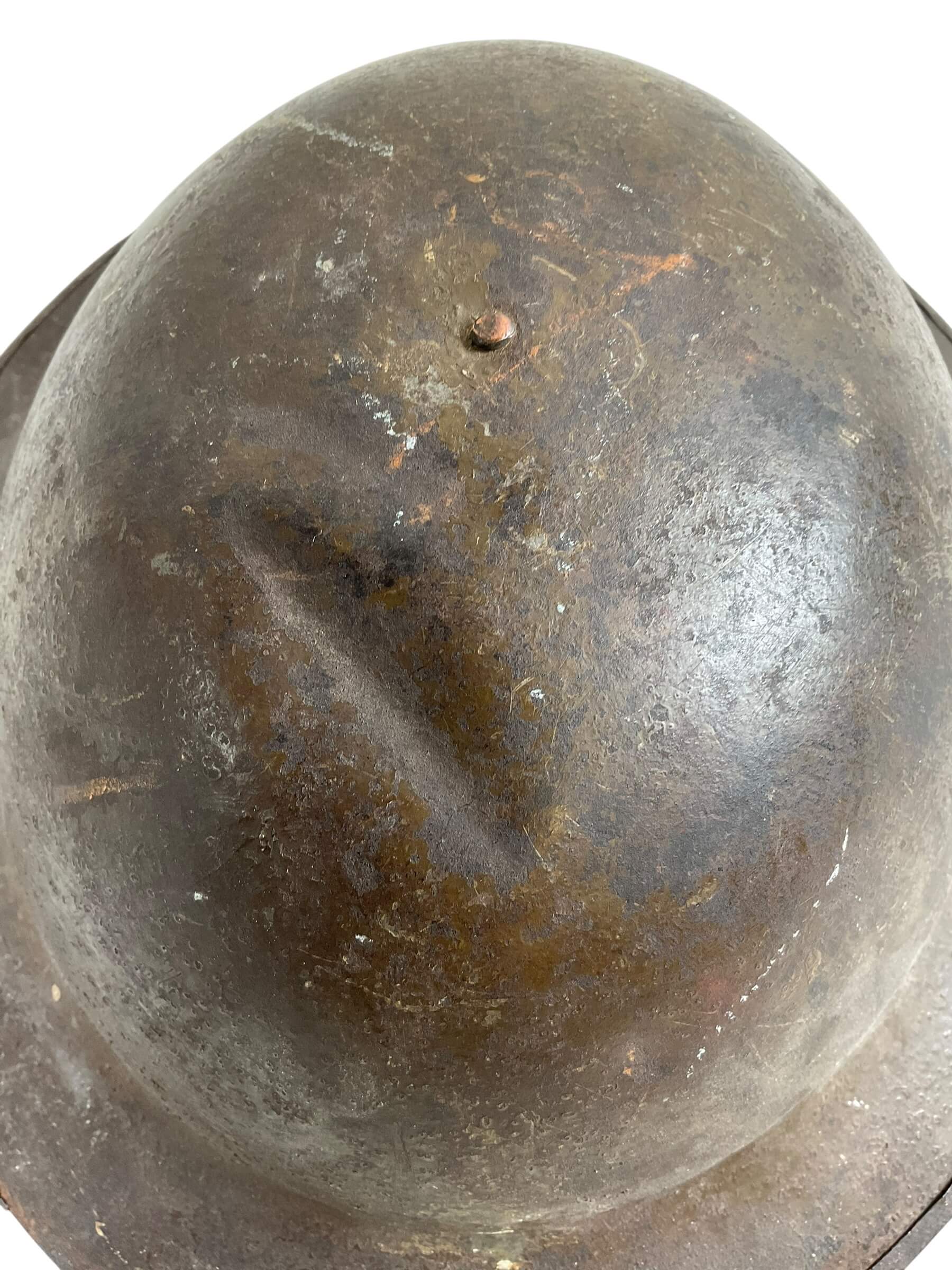 WW1 British BEF Canadian CEF Brodie Steel Helmet With Liner WW1 British BEF Canadian CEF Brodie Steel Helmet With Liner