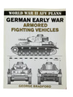 WW2 German Early War Armored Fighting Vehicles AFV Plans Used Softcover Reference Book