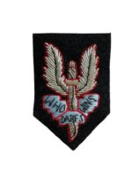 British Special Air Service Bullion Wire Officers Cap Badge British Special Air Service Bullion Wire Officers Cap Badge