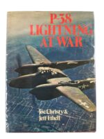 WW2 US USAAF P-38 Lighting at War Used Hardcover Reference Book WW2 US USAAF P-38 Lighting at War Used Hardcover Reference Book