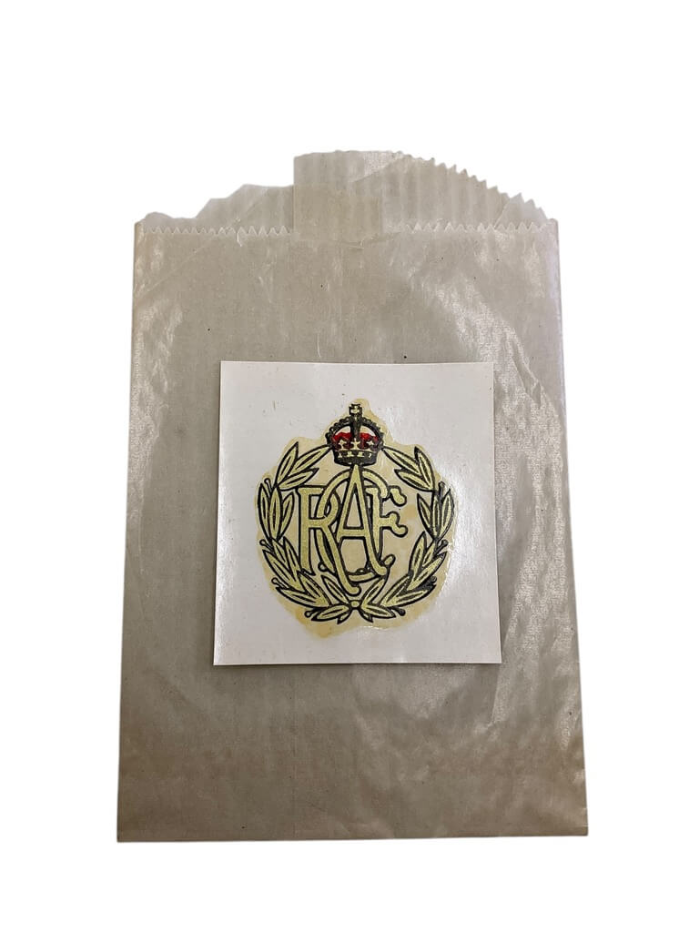 Canadian RCAF Helmet Decal Decalcomania Canadian RCAF Helmet Decal Decalcomania