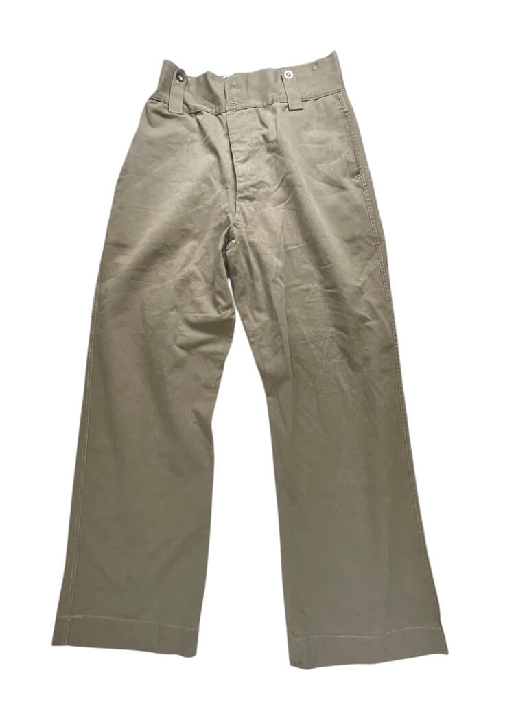 WW2 British Tropical Trousers Pants Waist 34 Inches Inseam 30 Inches WW2 British Tropical Trousers Pants Waist 34 Inches Inseam 30 Inches