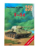 WW2 Russian Soviet T-34 Tank Power Vol 35 No 259 POLISH/ENGLISH TEXT New Softcover Reference Book