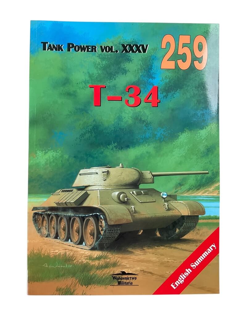 WW2 Russian Soviet T-34 Tank Power Vol 35 No 259 POLISH/ENGLISH TEXT New Softcover Reference Book WW2 Russian Soviet T-34 Tank Power Vol 35 No 259 POLISH/ENGLISH TEXT New Softcover Reference Book