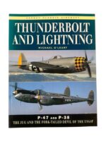 WW2 US USAAF Thunderbolt and Lightning P-47 and P-38 Osprey Classic Aircraft Used Softcover Reference Book