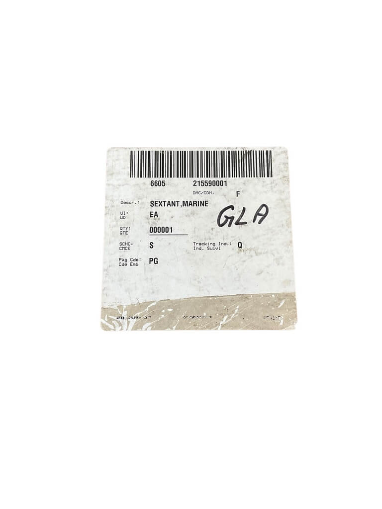 Canadian RCN Navy Marine Sextant In Box Canadian RCN Navy Marine Sextant In Box