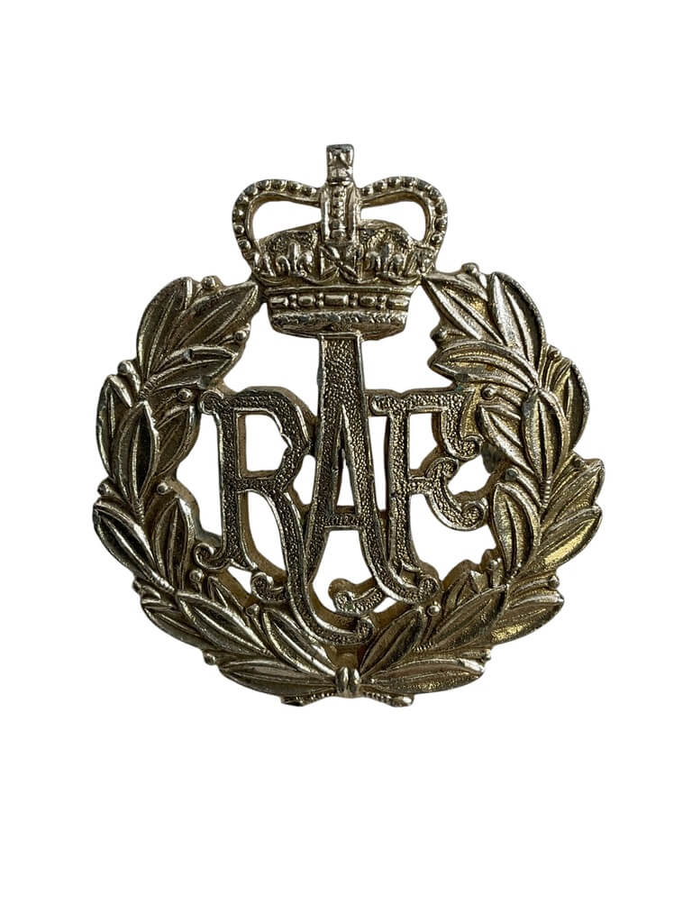 British RAF Staybright Cap Badge British RAF Staybright Cap Badge