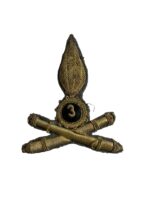 WW2 Italian Officers 3rd Artillery Bullion Wire Cap Badge WW2 Italian Officers 3rd Artillery Bullion Wire Cap Badge