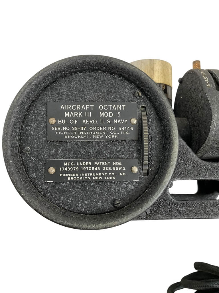 WW2 US USN Navy Aircraft Octant In Box WW2 US USN Navy Aircraft Octant In Box