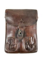 WW2 Japanese Officers Leather Map Case
