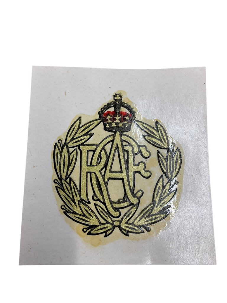 Canadian RCAF Helmet Decal Decalcomania Canadian RCAF Helmet Decal Decalcomania