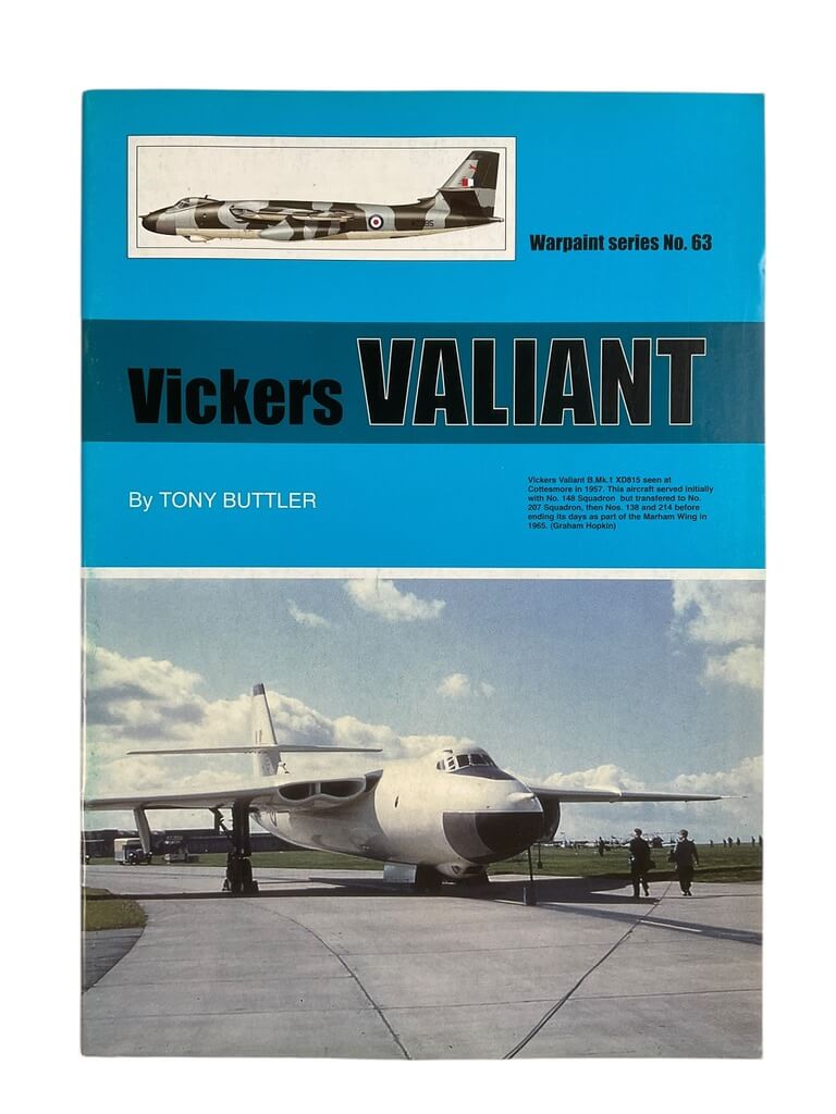 British RAF Vickers Valiant Warpaint Series No 63 New Softcover Reference Book British RAF Vickers Valiant Warpaint Series No 63 New Softcover Reference Book